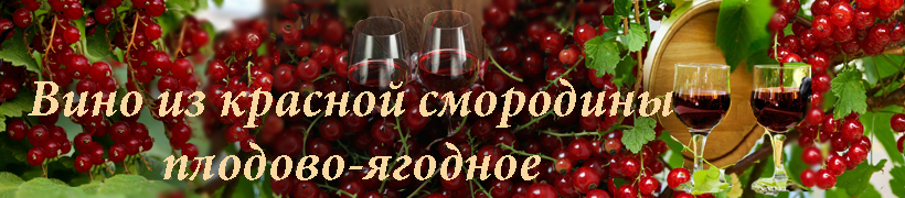 вино из красной смородины