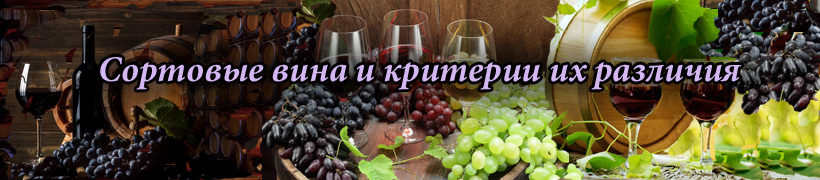 какие бывают сорта вина